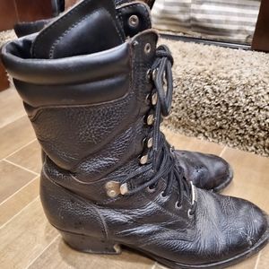 Double H Combat Boots 9.5